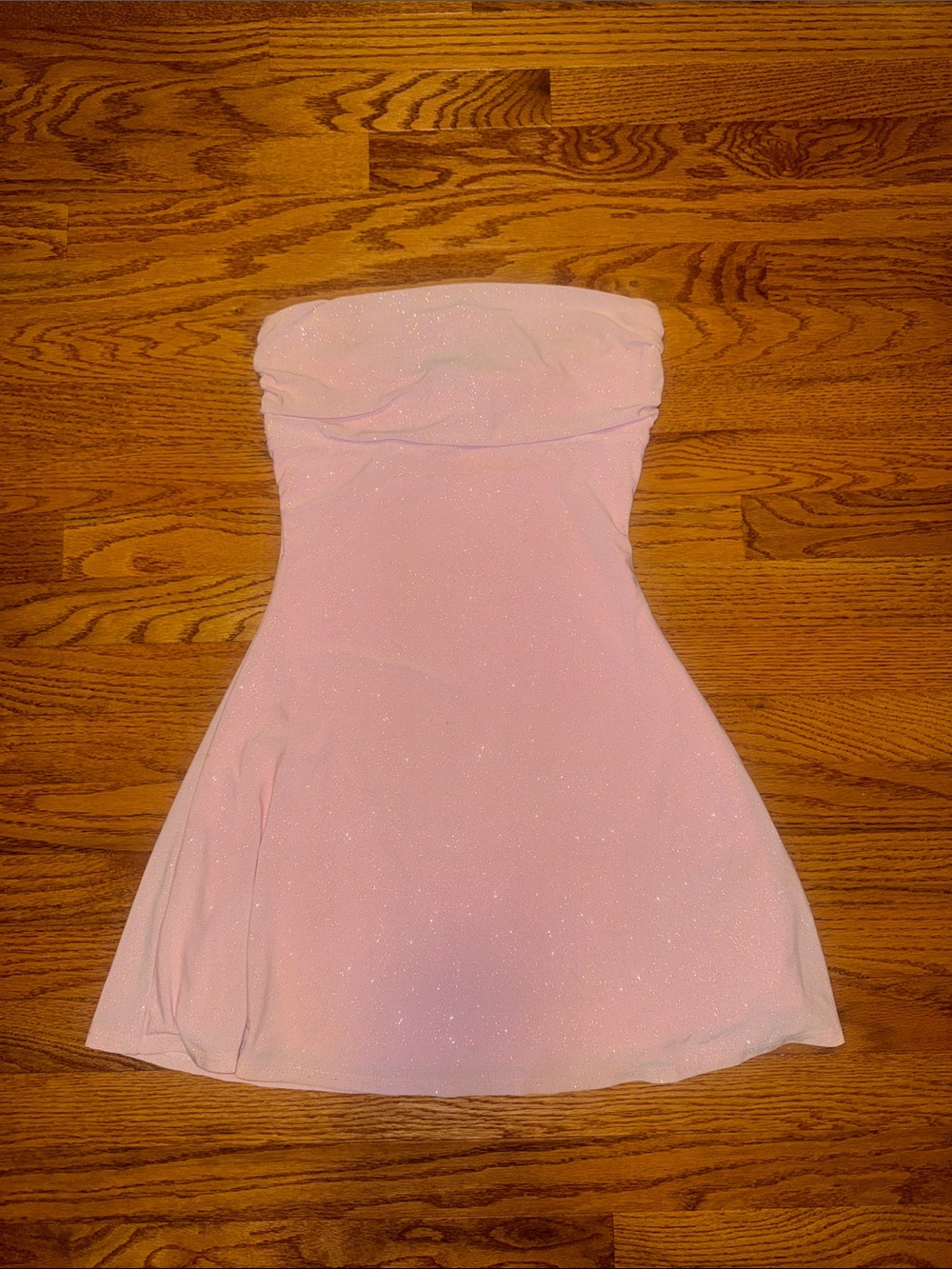 Windsor pink glitter mini dress